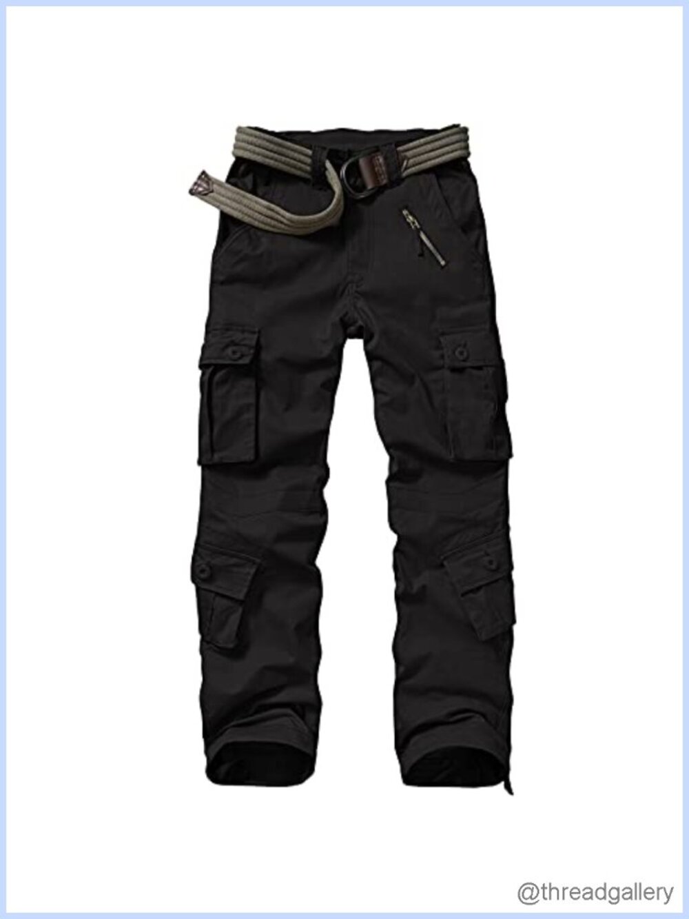 Women's Cargo Pants Cotton Straight Leg 8 Pockets Outdoor Work Pants